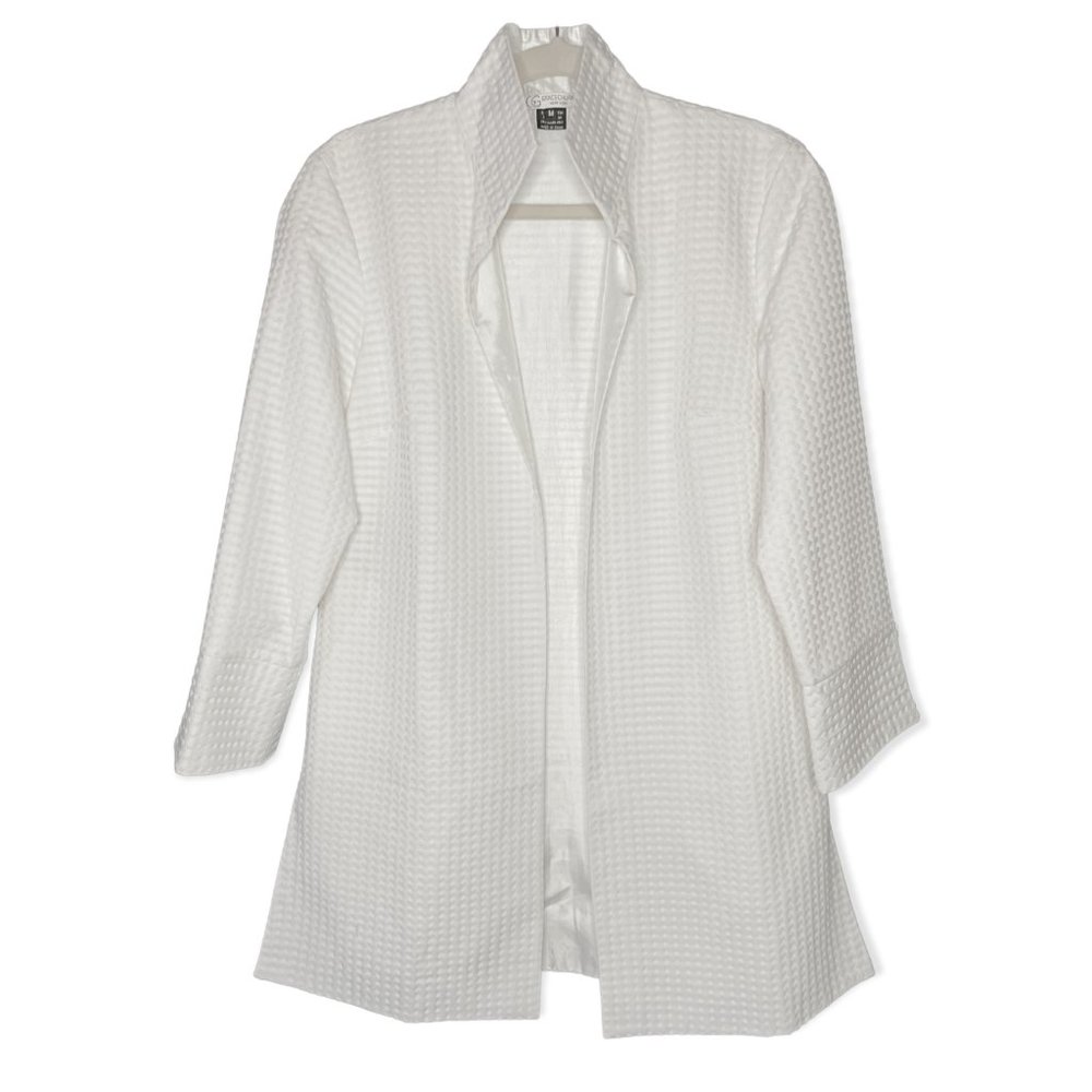Grace Chuang New York Open Front Jacket Coat Women M